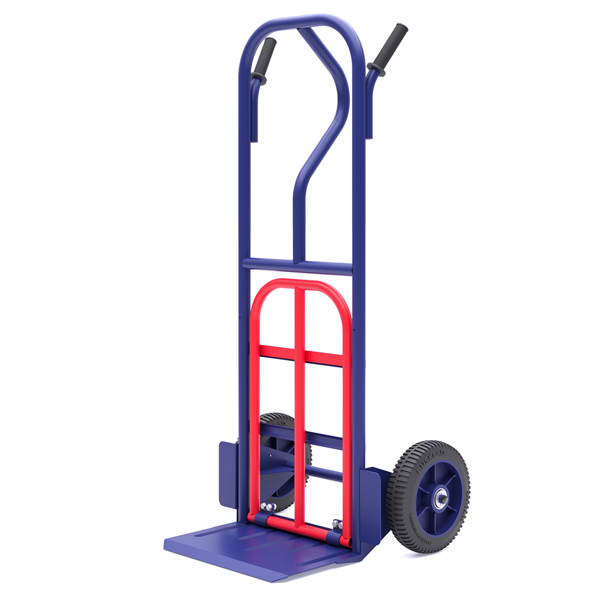 Тележка грузовая двухколесная с откидной полкой КГ 250 П (г/п 250кг)